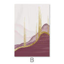 Abstract Rouge Canvas