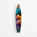Abstract Space Smoke Acrylic Surfboard Wall Art