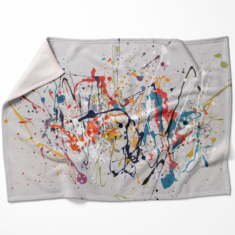 Abstract Splatter Blanket