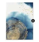 Abstract Stump Canvas