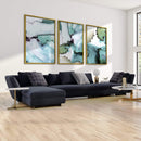 Abstract Verte Canvas