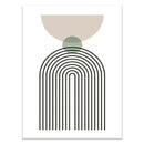 Abstract Wall Art Trio Green Plants