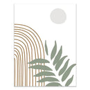 Abstract Wall Art Trio Green Plants