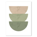 Abstract Wall Art Trio Green Plants