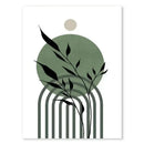 Abstract Wall Art Trio Green Plants