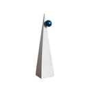 Abstract white and blue geometric triangle ornaments living room decor