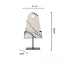 Abstract white & black marble sculpture living room decor pendants