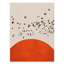 Abstract Winter Landscape Canvas Print