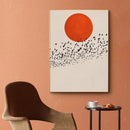 Abstract Winter Landscape Canvas Print