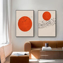 Abstract Winter Landscape Canvas Print