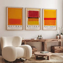 Abstract yayoi kusama wall art – living room framed flower prints