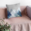 Abstract Blue Cushion Covers