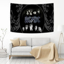 Ac/dc band tapestry wall hanging – bedroom tiger logo decor