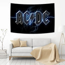 Ac/dc band tapestry wall hanging – bedroom tiger logo decor