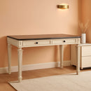 Realyn French Country 60 Inch Lift Top Desk USB Charging