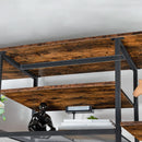 TV Stand With Power Outlets For 65 Inch TV Open Shelves