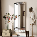 Full Length Floor Mirror 56 Inch Tall Black Freestanding