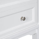 24' Bathroom Vanity With Sink, Bathroom Storage Cabinet with Drawer and Open Shelf, Solid Wood Frame, White (Old Sku:SY999991AAK)