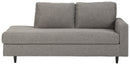 Lyman - RAF Corner Chaise - Graphite