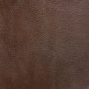 Polyester Upholstered Brown Wood Top Storage Ottoman