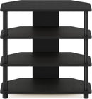 Turn-N-Tube 4-Tier Petite TV Stand Blackwood Easy Assembly
