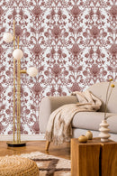 Vintage Burgundy Wallpaper