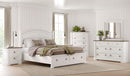 Kingston - Landscape Mirror - Whisper White And Cerused Nutmeg
