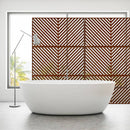 Outdoor & Indoor Privacy Screen Metal Privacy Screen 76' H×48' W, Freestanding Decorative Privacy Screen for Deck Balcony Patio, Privacy Fence Panels for Outside Lawn Garden PS113 RUSTY