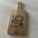 Laser Engraved Acacia Wood Cutting Board – Kitchen Decor, Cheeseboard, Gift for Food Lovers