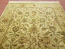 Belgium Power Loomed Rug 5x7, Vintage Oriental Wool Carpet, Beige