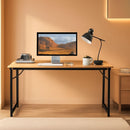 47.2-Inch Computer Desk With Metal Frame For Home Office
