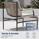 Modern Four Piece Patio Furniture Set for Outdoor Spaces