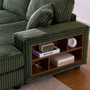 Convertible Sectional Sofa, Sleeper Oversized Living Room Lounge