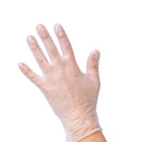 Royal Union Vinyl Disposable Gloves Large Clear Powder Free 100 pk