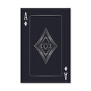 Ace of Diamonds - Silver Canvas