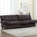 Cloud Style Sofa, Teddy Velvet Fabric, Comfy Padded Cloud Couch for Living Room, Apartment