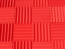 Easy Mount Acoustic Foam Kit - 12x12x2" Acoustic Foam Panels With Adhesive - Wedge Style - 4 Pack