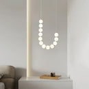 Acrylic Pearl Necklace Chandelier