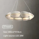 Acrylic Ring Chandelier Dimmable