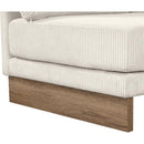 114" L-shaped Sofa Sectional Sofa with Two USB Ports and Two Power Sockets, a Storage Drawer and a Reversible Chaise Lounge for Living Room, Beige