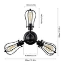 Adjustable industrial wall light in bronze for bedroom and hallway