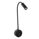 Adjustable led bedside wall sconce bedroom reading lamp