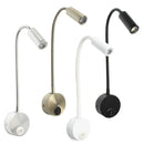 Adjustable led bedside wall sconce bedroom reading lamp
