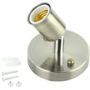 Adjustable metallic e27 ceramic screw wall lamp bedroom spotlight