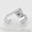 Adjustable silver aluminum shower head holder bathroom wall hook
