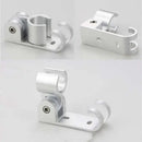 Adjustable silver aluminum shower head holder bathroom wall hook