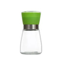 Adjustable spice grinder set with colorful silicone tops for kitchen