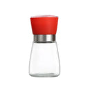 Adjustable spice grinder set with colorful silicone tops for kitchen