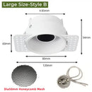 Adjustable white recessed led ceiling downlight for living room