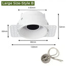 Adjustable white recessed led ceiling downlight for living room